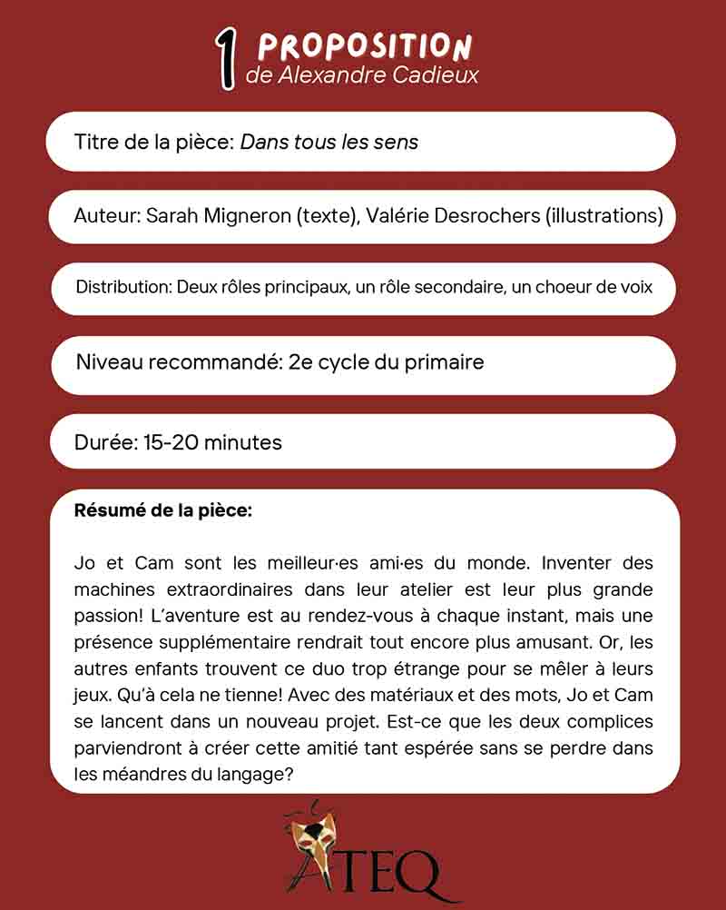 Proposition 2026 2e cycle du primaire