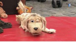 Marionnette à fils : Extrait du spectacle de la Cie italienne Fabiola avec "Guilio" le chien Marionnette à fils