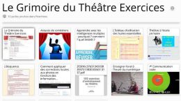Le grimoire du théâtre | Exercices image page web Le grimoire