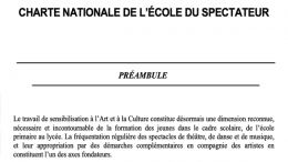 Charte Nationale de L’École du Spectateur (France) Image de l'école des spectateurs