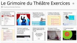 Le grimoire du théâtre | Exercices image page web Le grimoire